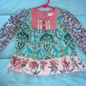 Matilda Jane Multicolor Patterned Kids Dress